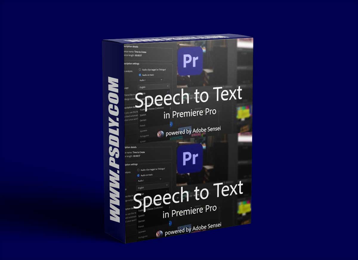Adobe Speech to Text v12.0 for Premiere Pro 2023