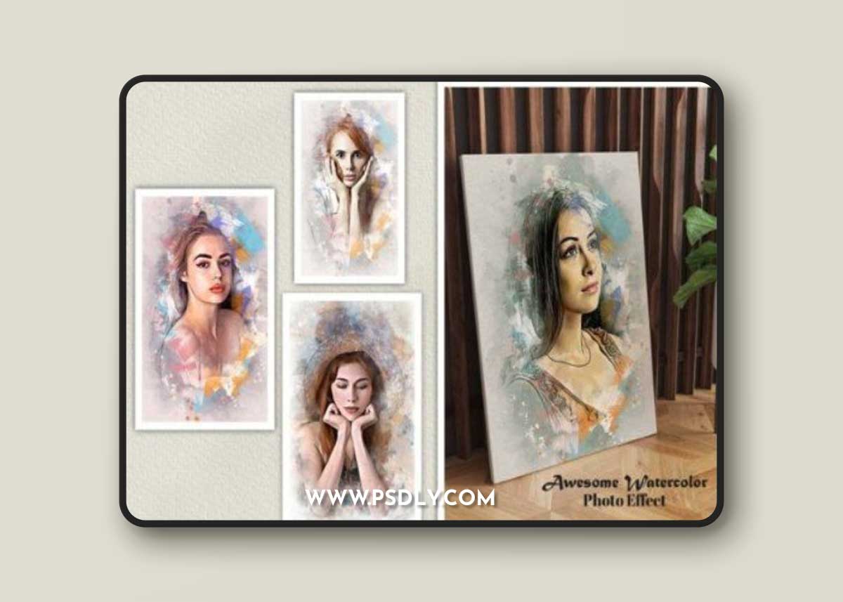 Awesome Watercolor Photo Effect