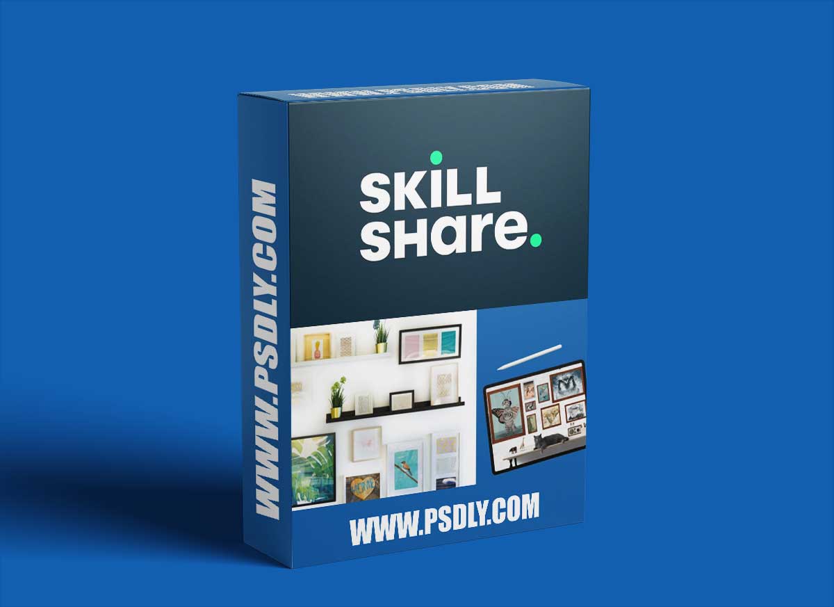 Create a Gallery Wall of Art Using Procreate or Paper Templates