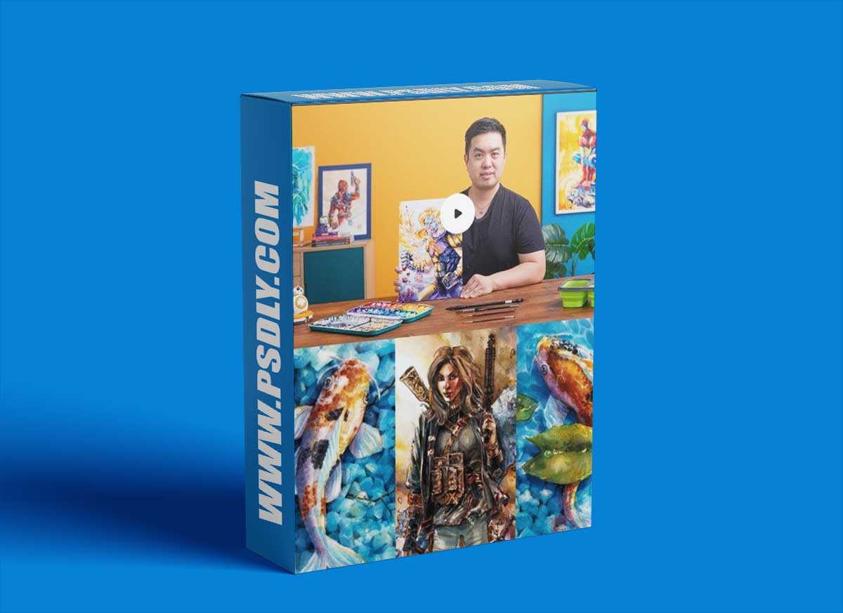 Domestika - Watercolor Techniques for Comic Book Covers