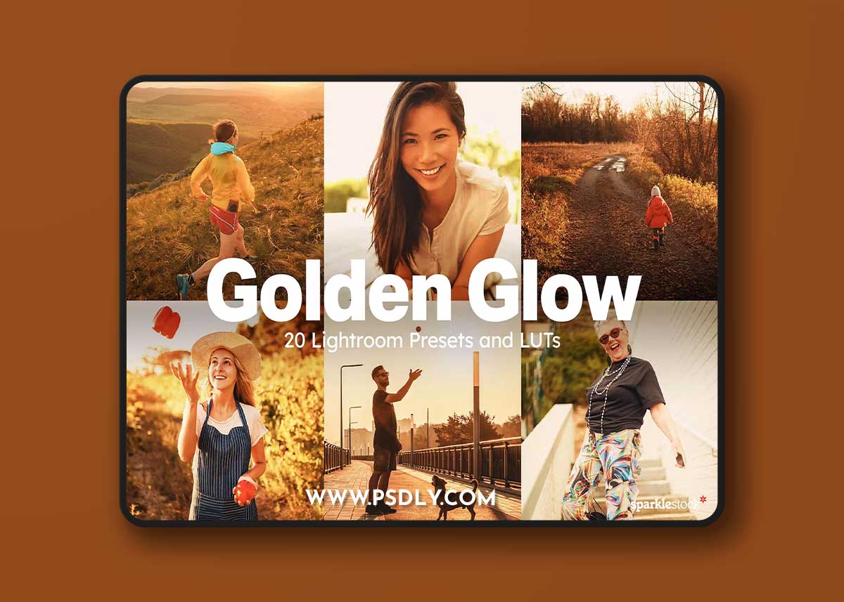 Golden Glow - 20 Lightroom Desktop & Mobile Presets