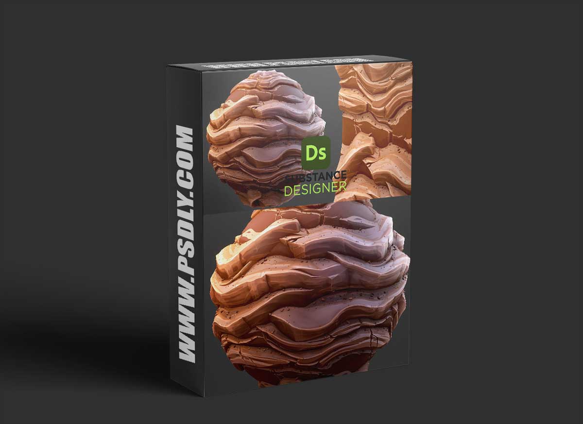Gumroad – Stylized Desert Rock - Substance 3D Designer