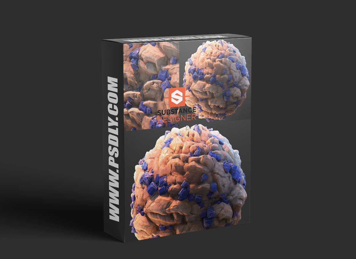 Gumroad – Stylized Lazurite - Substance Designer