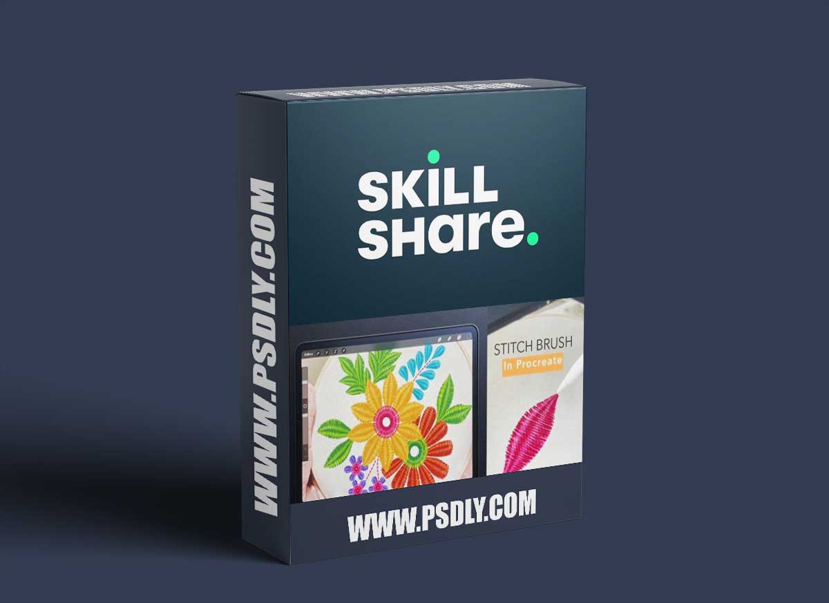 Learn To Create Dual Colour Stitch Brush For Digital Embroidery In Procreate