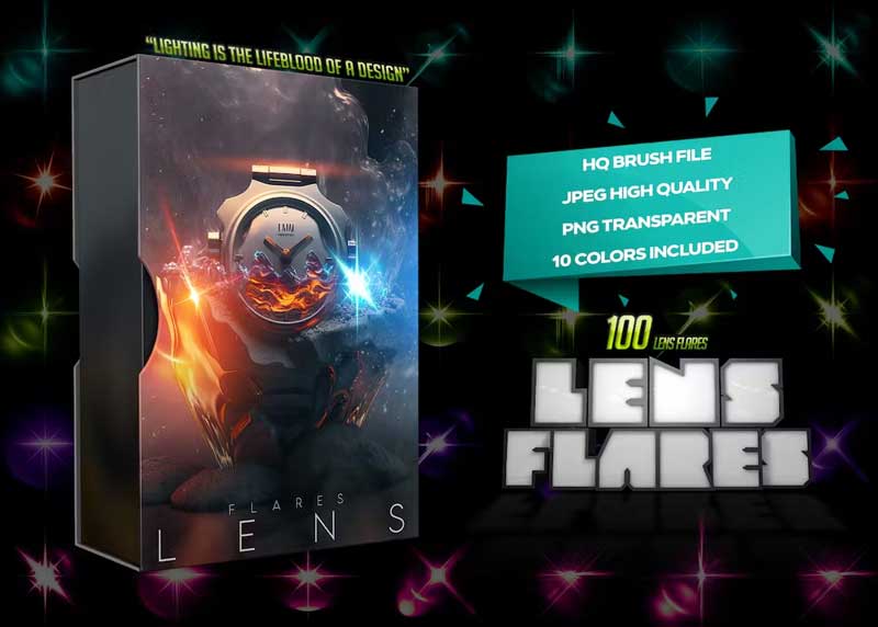 Lens Flares - 100 Lighting Effects NC6R8R7