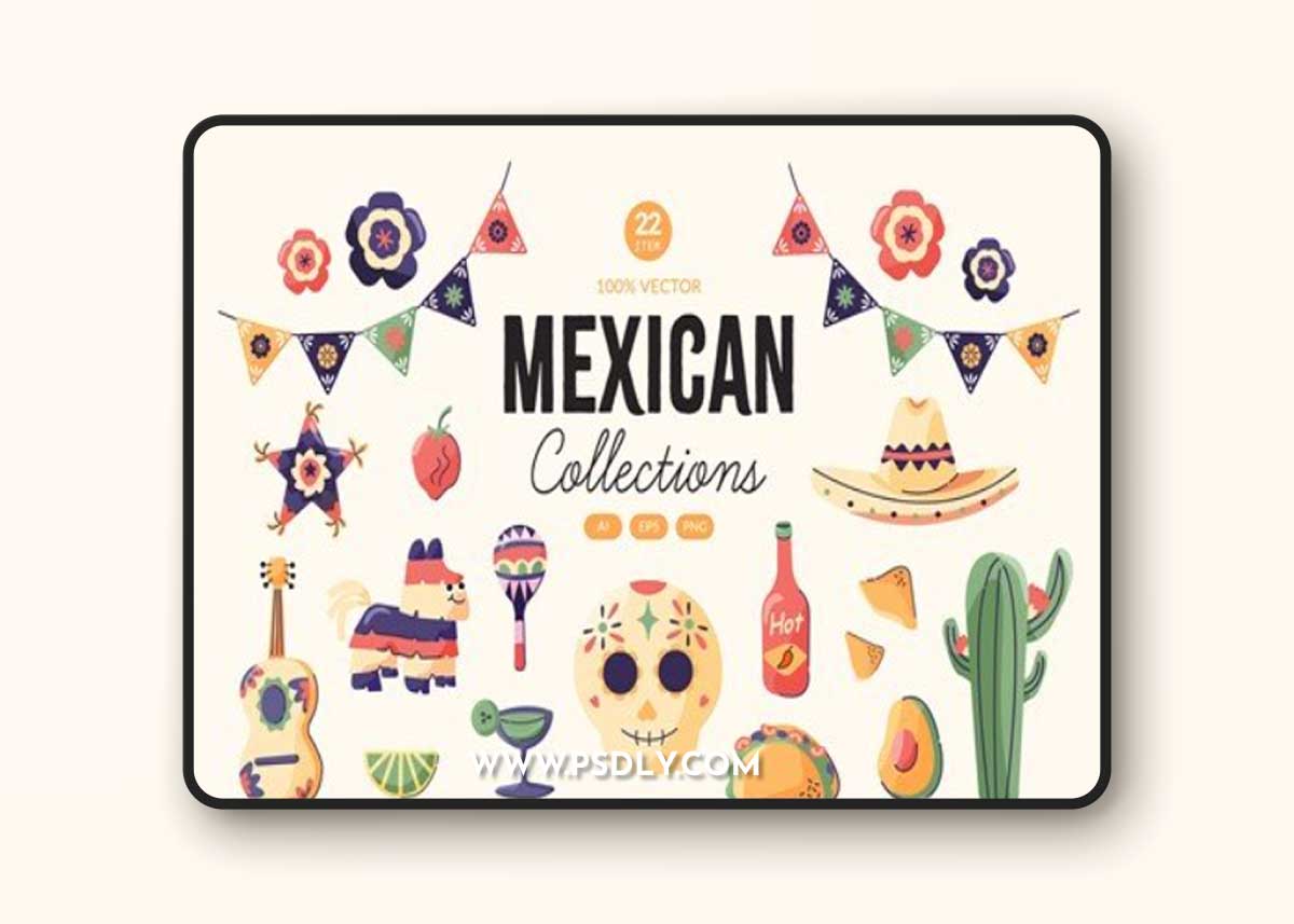 Mexican Vector Illustrations Set YF533JA