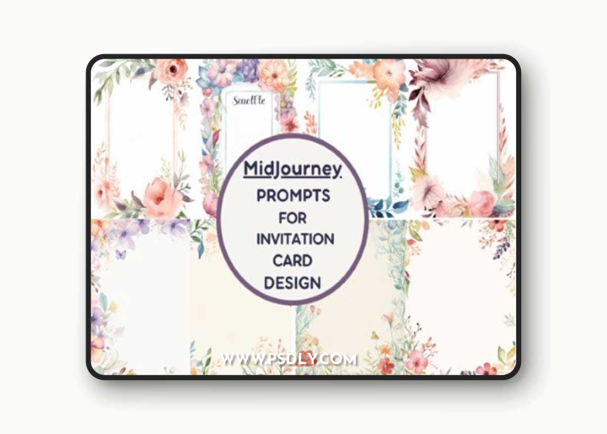 Midjourney Prompt for Invitation Card