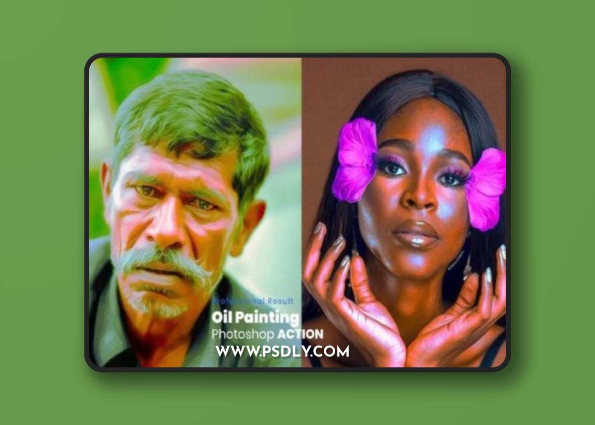 Oil Painting Photoshop Action Plugin