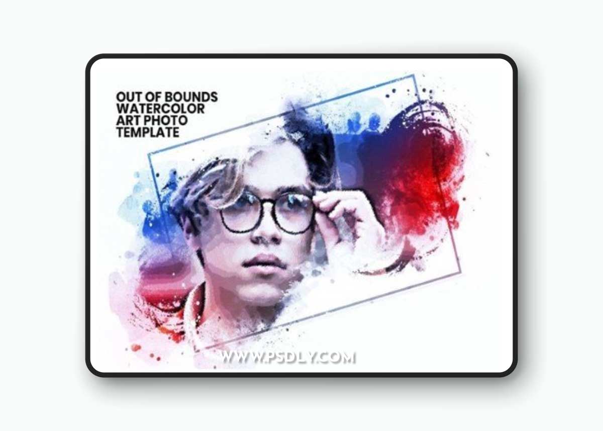 Out of Bounds Watercolor Art