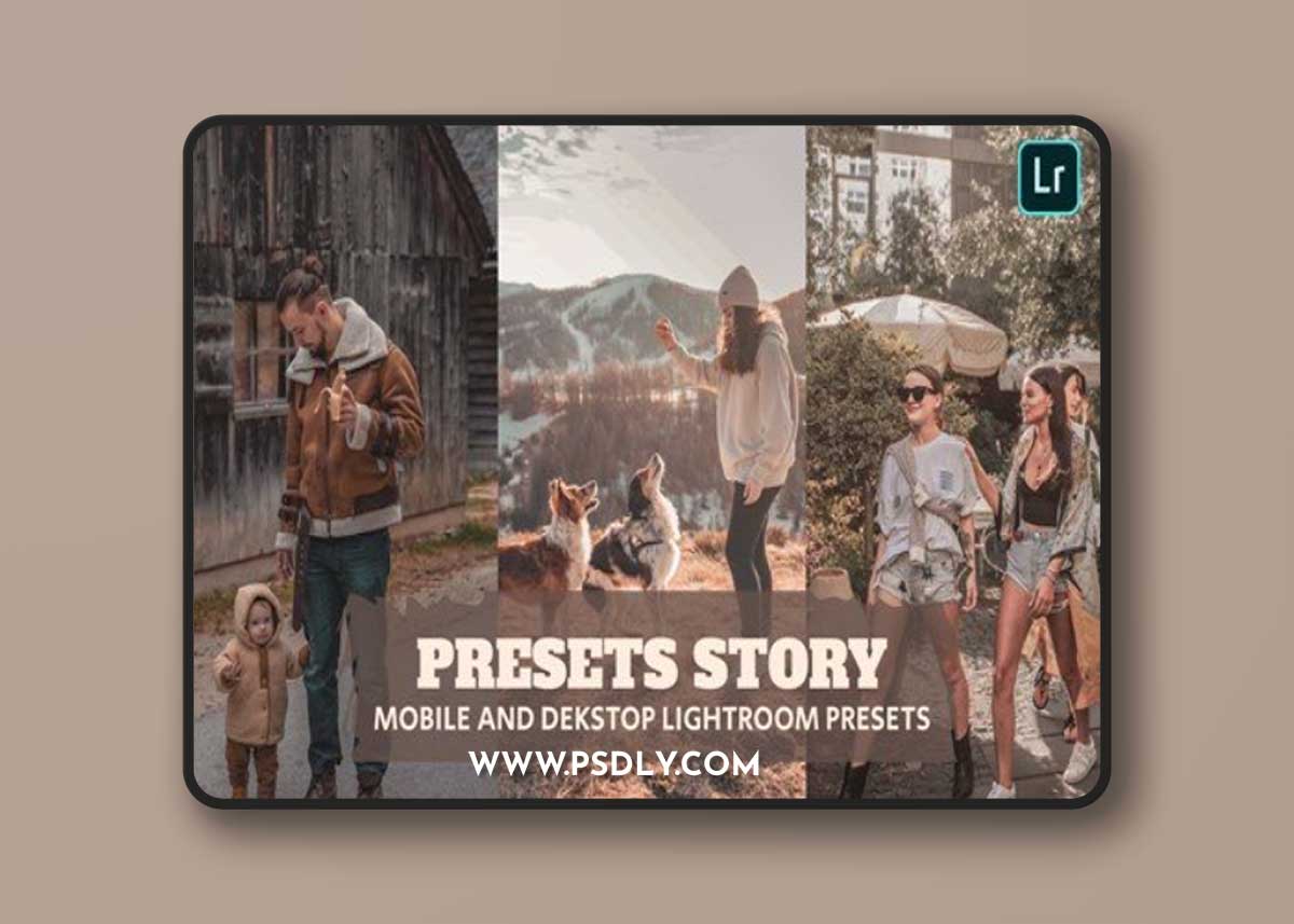 Presets Story Lightroom Presets Dekstop and Mobile BUG3WTT