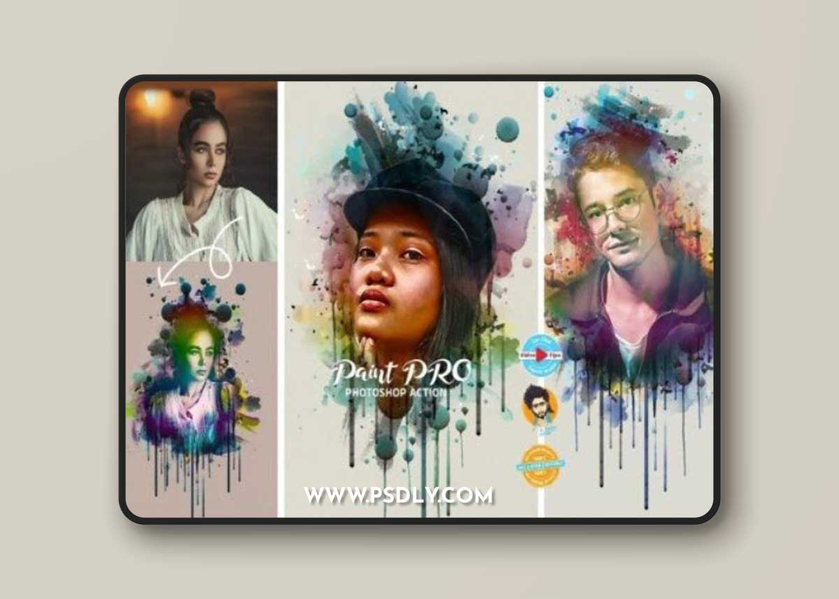 Professional Portrait Paint Effect