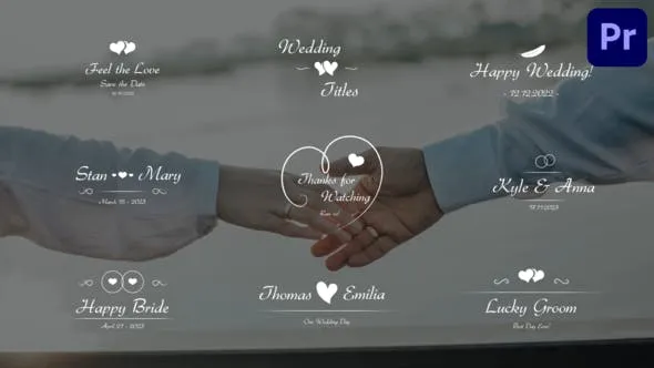 Videohive Elegant Wedding Titles 47250828