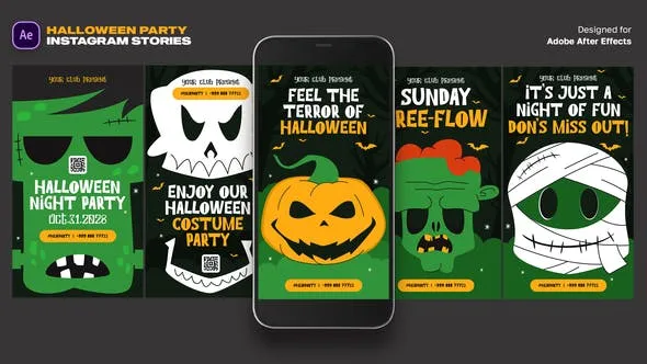 Videohive Halloween Party Instagram Stories 47551801