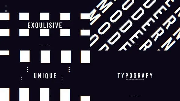 Videohive Modern Typo Intro 47540884