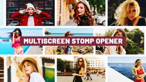 Videohive Multiscreen Opener I Dynamic Stomp Opener 47401178