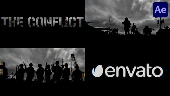 Videohive The Conflict Logo for After Effects 47352823