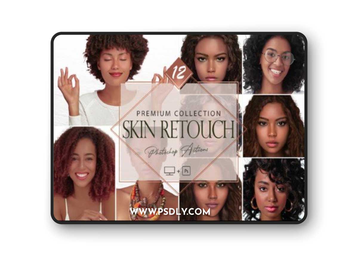 12 Skin Retouch Photoshop Actions