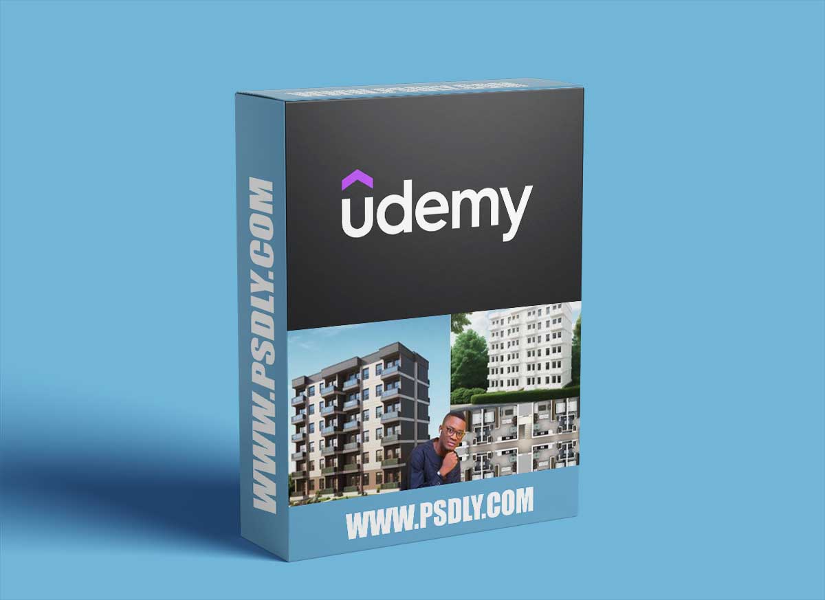 5 Story Luxury Apartments with high Futures Sketch up pro