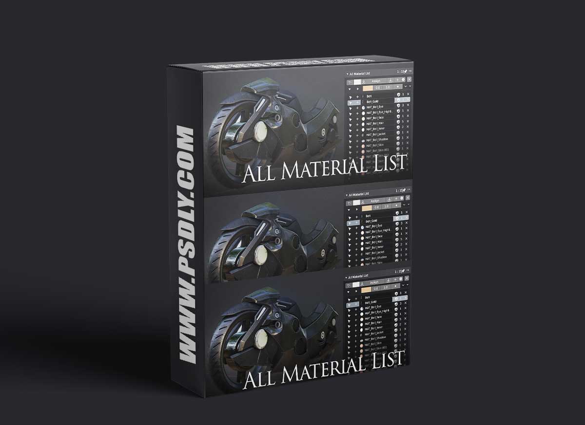 All Material List V2.7.57 - Blender
