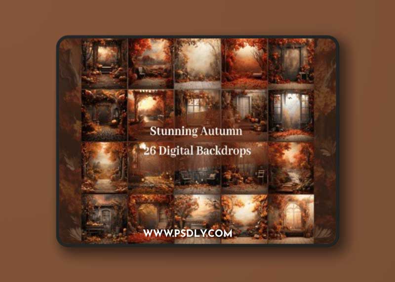 Autumn Digital Backdrops