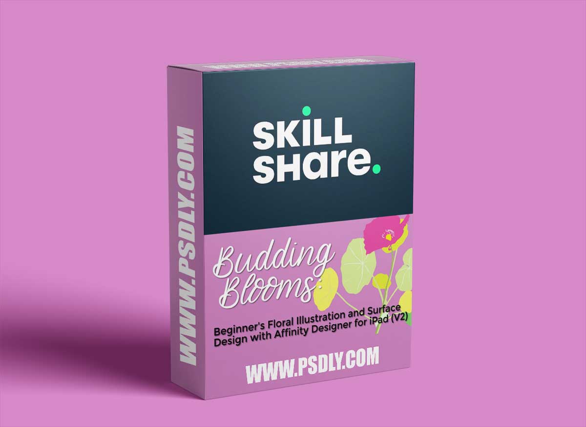 Budding Blooms: Beginner's Floral Illustration and Surface Design with Affinity Designer for iPad V2