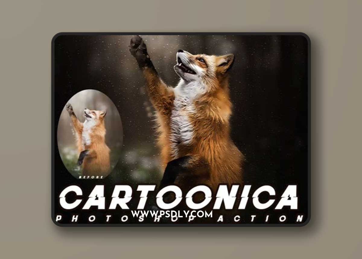 Cartoonica Action for Photoshop