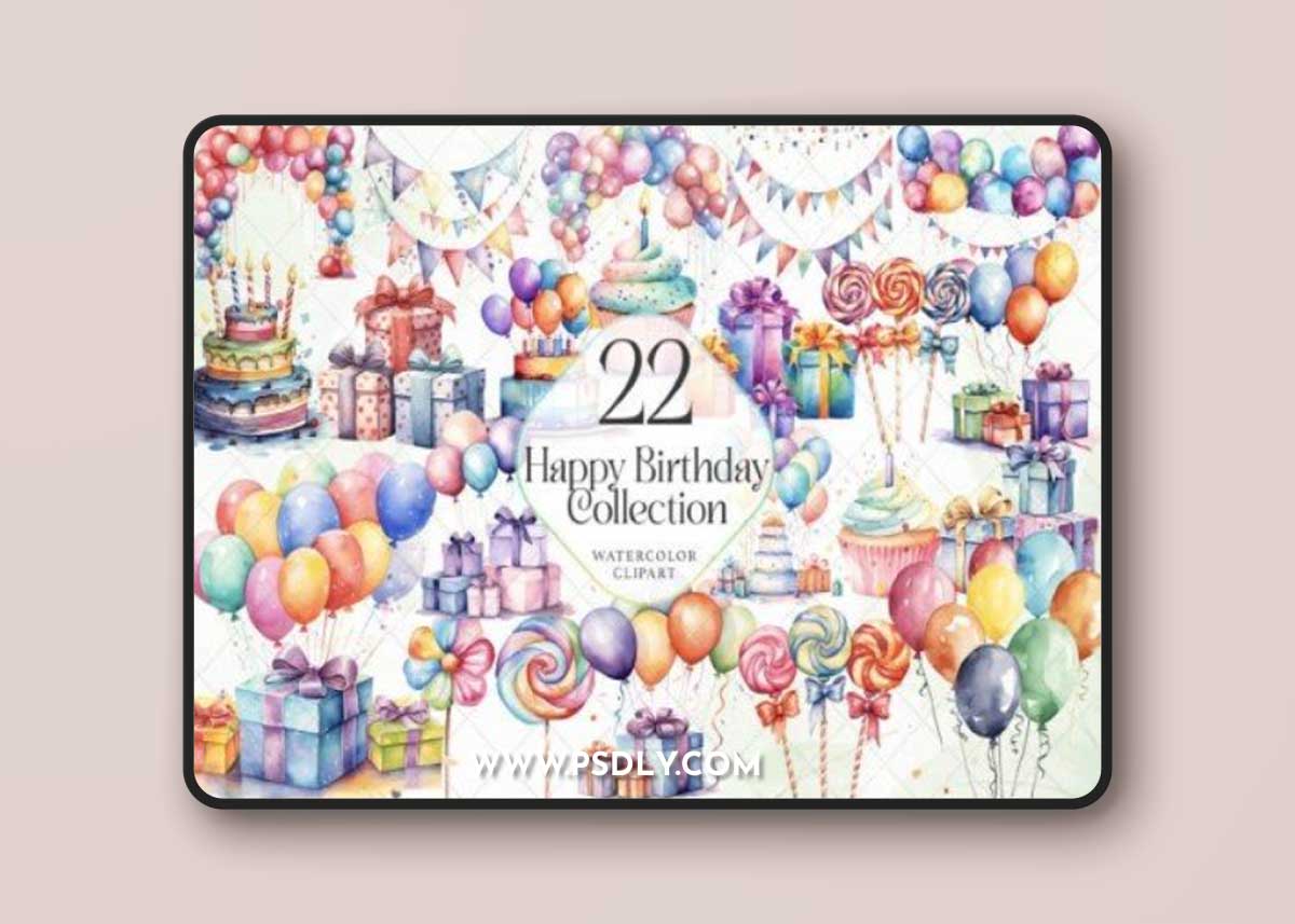 Happy-Birthday-Collection-Watercolor