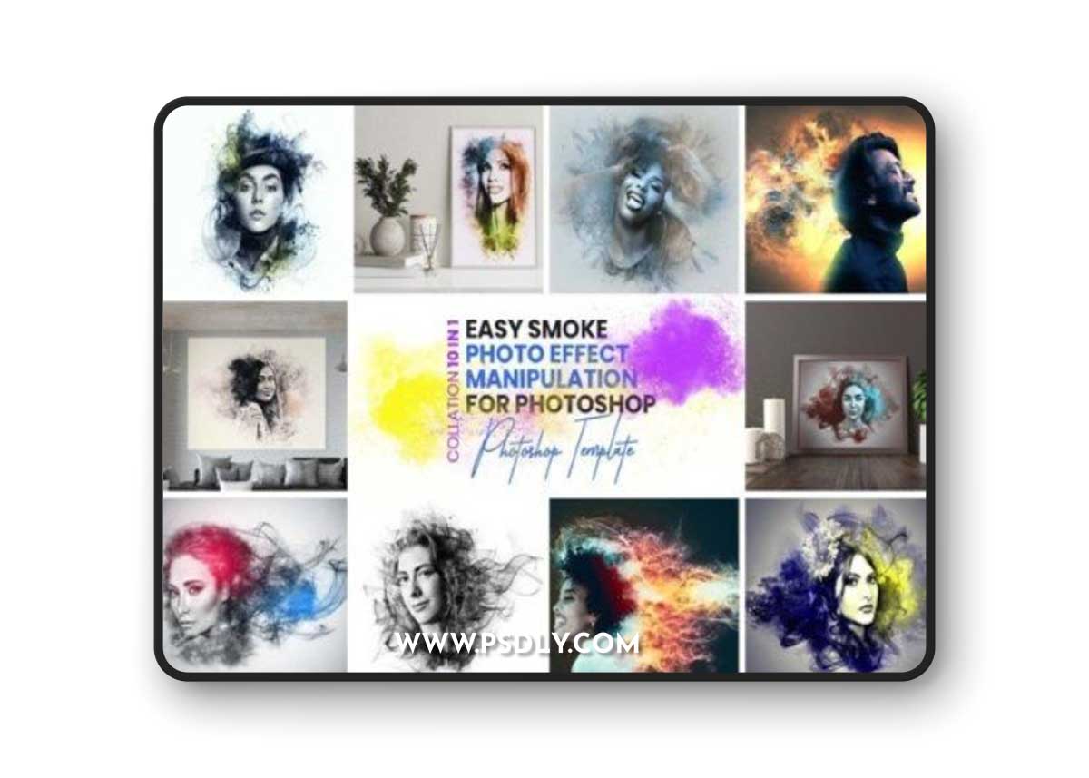 Smoke Photoshop Photo Effect Bundle