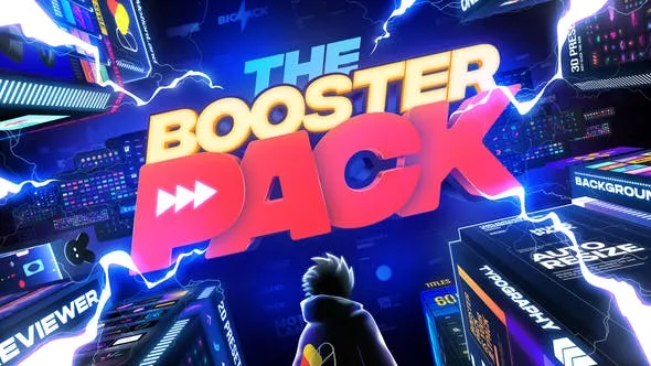 Videohive - Booster Pack - Best Motion Graphics Pack - 46760817