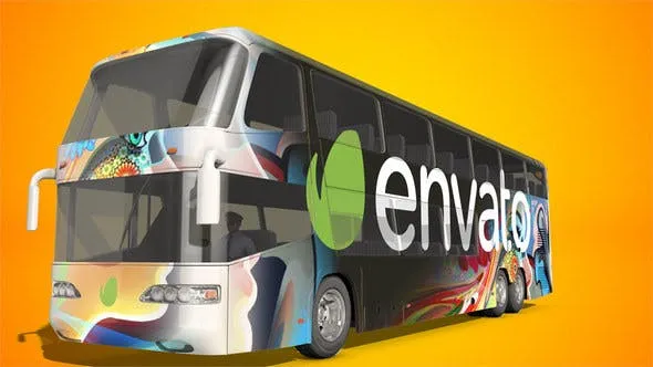 Videohive Bus Mock Up 23116602