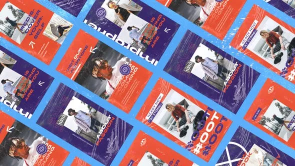 Videohive Dripbeat Grunge Instagram Reel 48194298