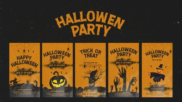 Videohive Halloween Party Instagram Stories 48204399