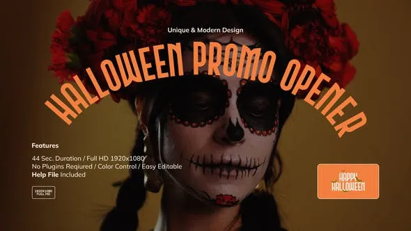 Videohive Halloween Promo Opener 48215171