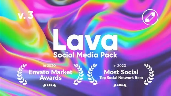Videohive Lava Social Media Pack 24118486 V3.1 (With Crack)