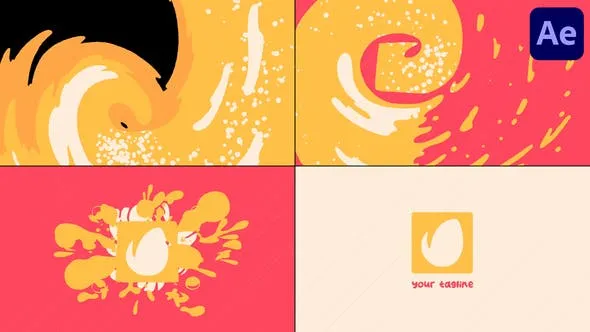 Videohive Liquid Wave Logo for After Effects 47917722