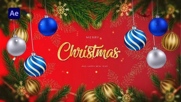 Videohive Merry Christmas Intro 48269993