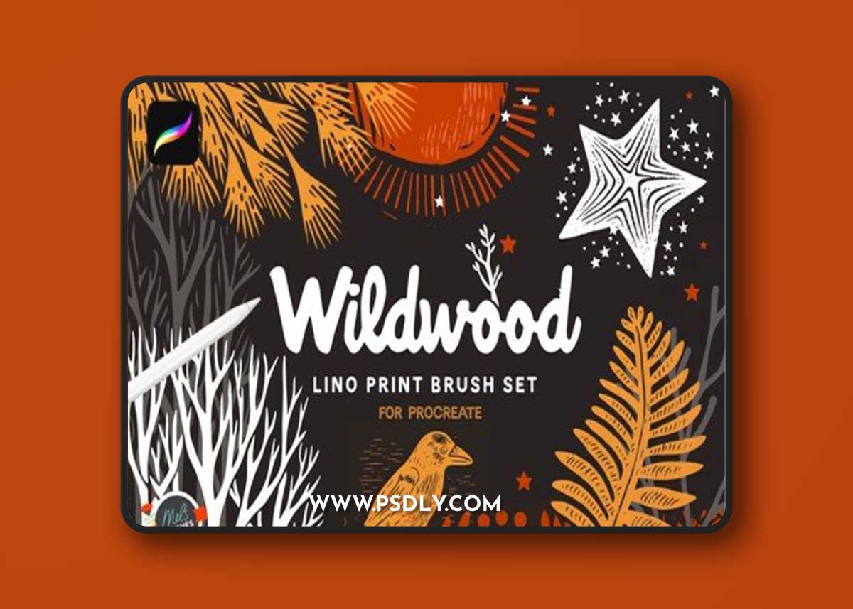 Wildwood Procreate Brushes V3CRBXF