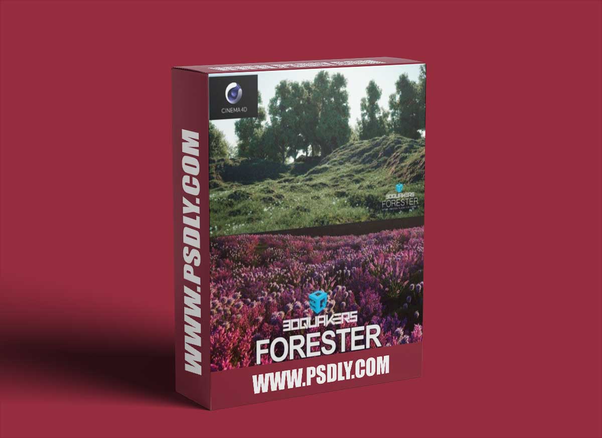 3DQUAKERS – Forester v1.5.5a Win+ Expansion Pack v1+v2 for Cinema 4D