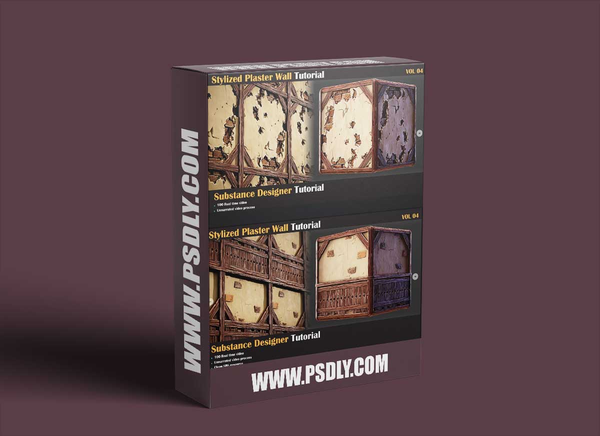 Artstation - Stylized Plaster Wall Tutorial, Vol.4