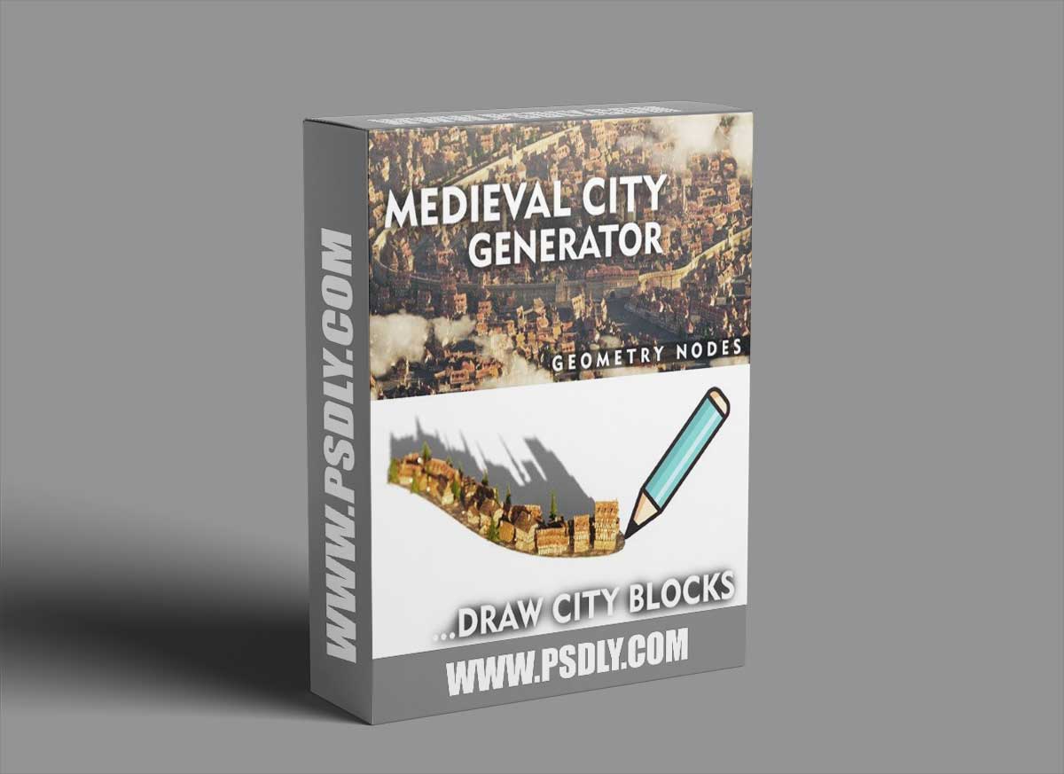 Blender Market - Medieval City Generator v1.2