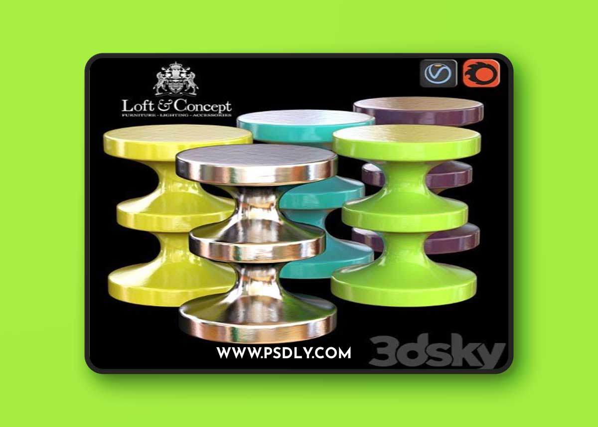 Ceramic stool INDIA MAHDAVI