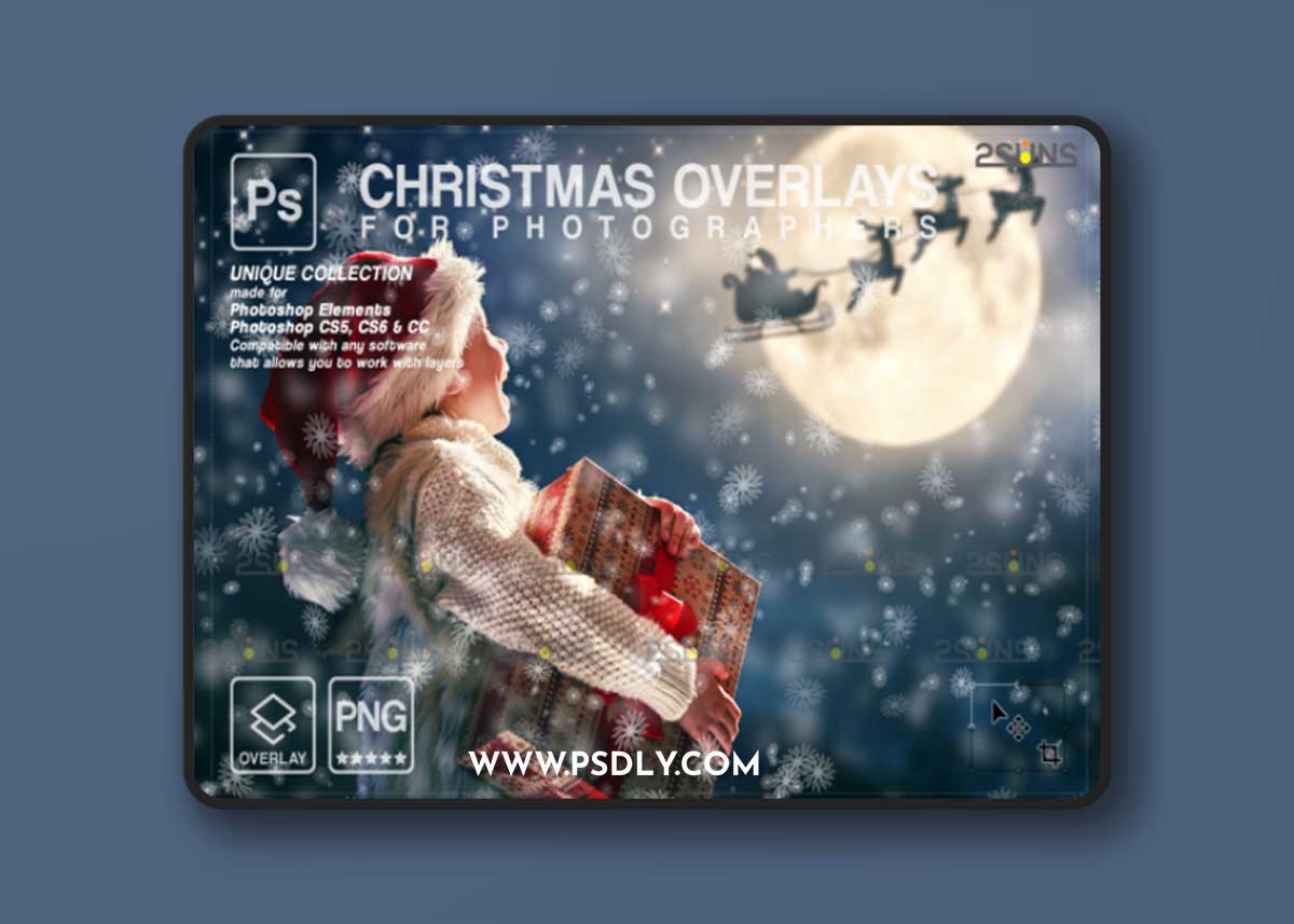 Christmas Overlay Snow Overlay