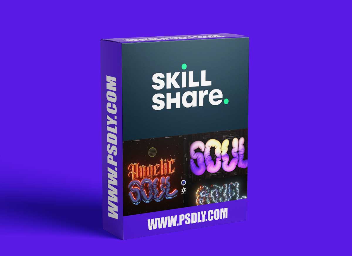 Chromatic Balloon 3D Type in Cinema4D