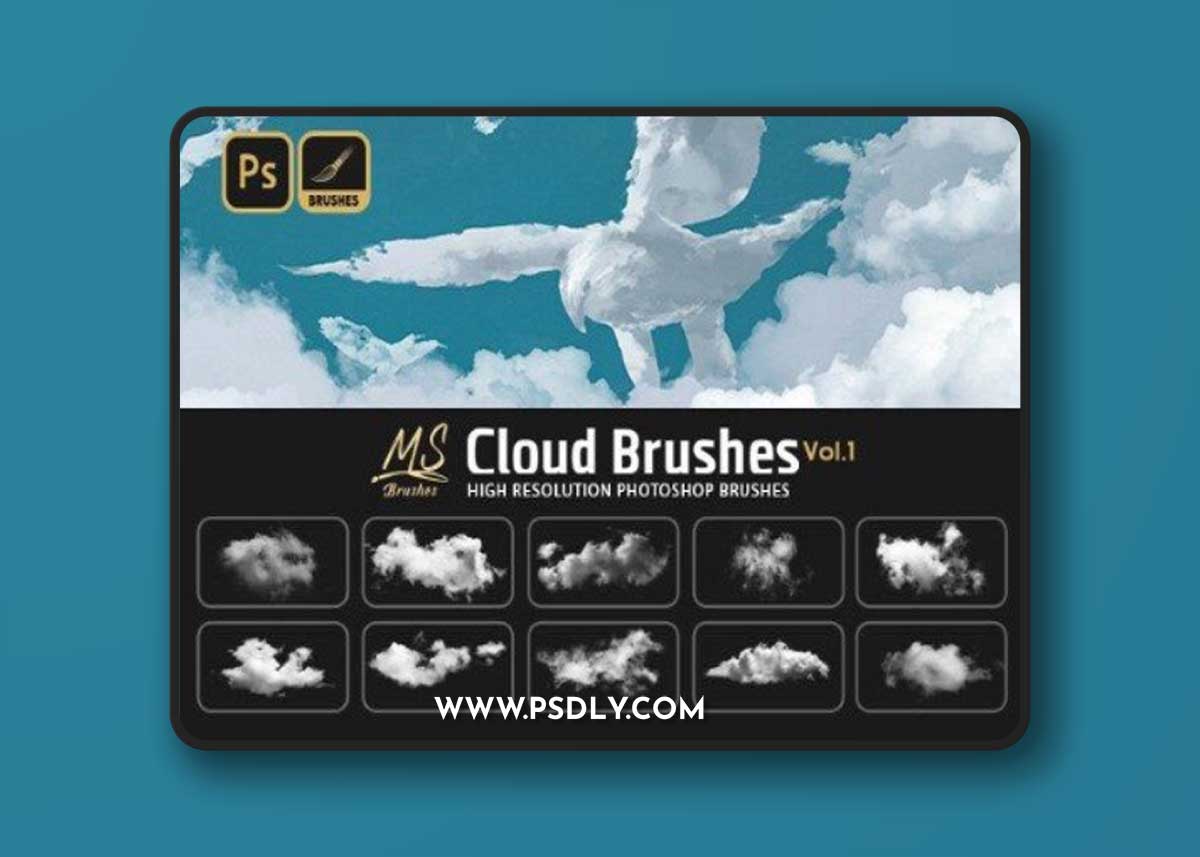 Cloud Photoshop Brushes