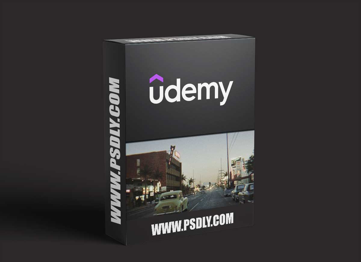 Complete Blender course, city environment, car-2 courses