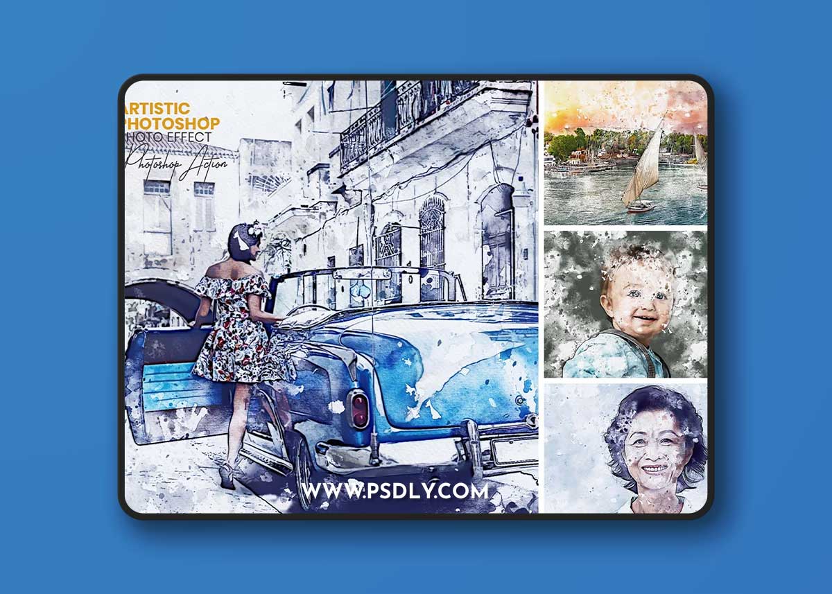 CreativeMarket Artistic Photoshop Effect 42292425