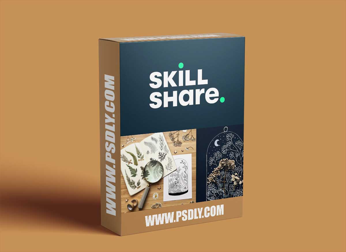 Draw Simple Botanical Doodles Inspired by Pressed Flowers