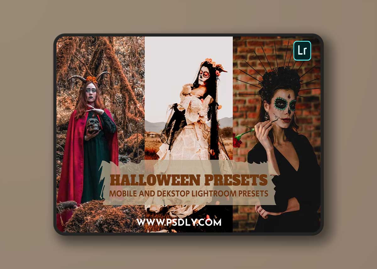 Halloween Prests Lightroom Presets Dekstop Mobile LUVE7RW