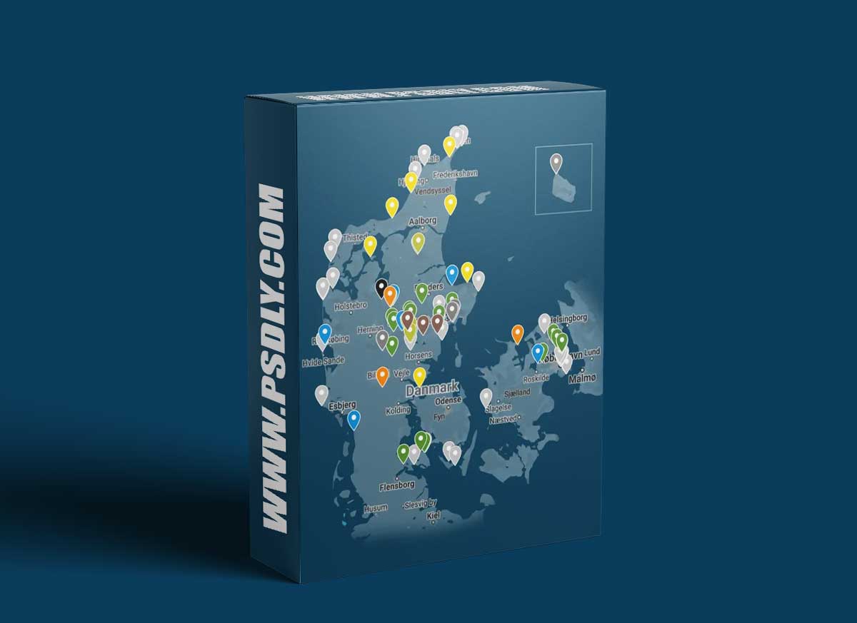 Mads Peter Iversen - Landscape Photography Denmark Map