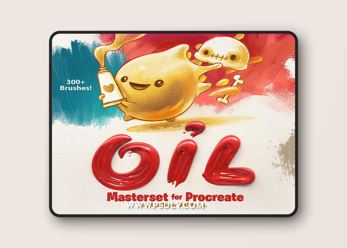 OIL: Over 300 Brushes for Procreate